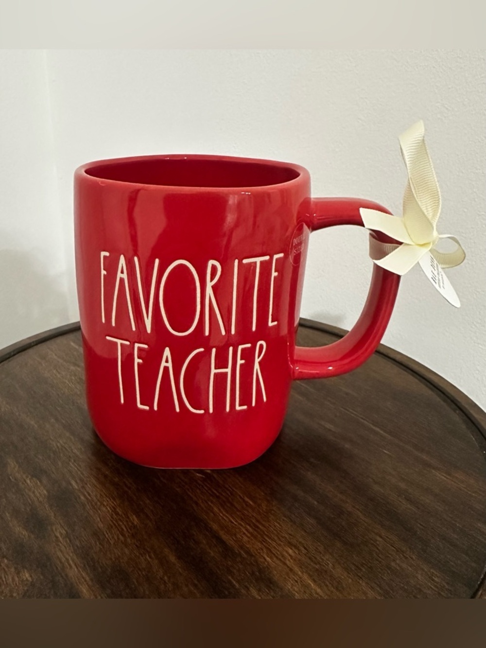Rae Dunn Favorite Teacher Red Apple Mug | Artisan Collection by Magenta | NWT